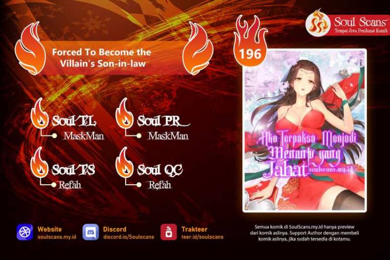 Komik Forced To Become the Villain’s Son-in-law Chapter 196 gambar nomor 1