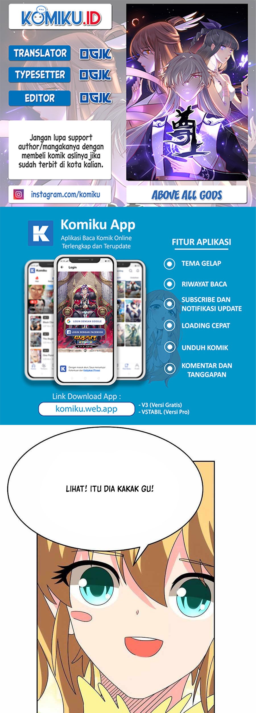 Komik Above All Gods Chapter 451.5 gambar nomor 1