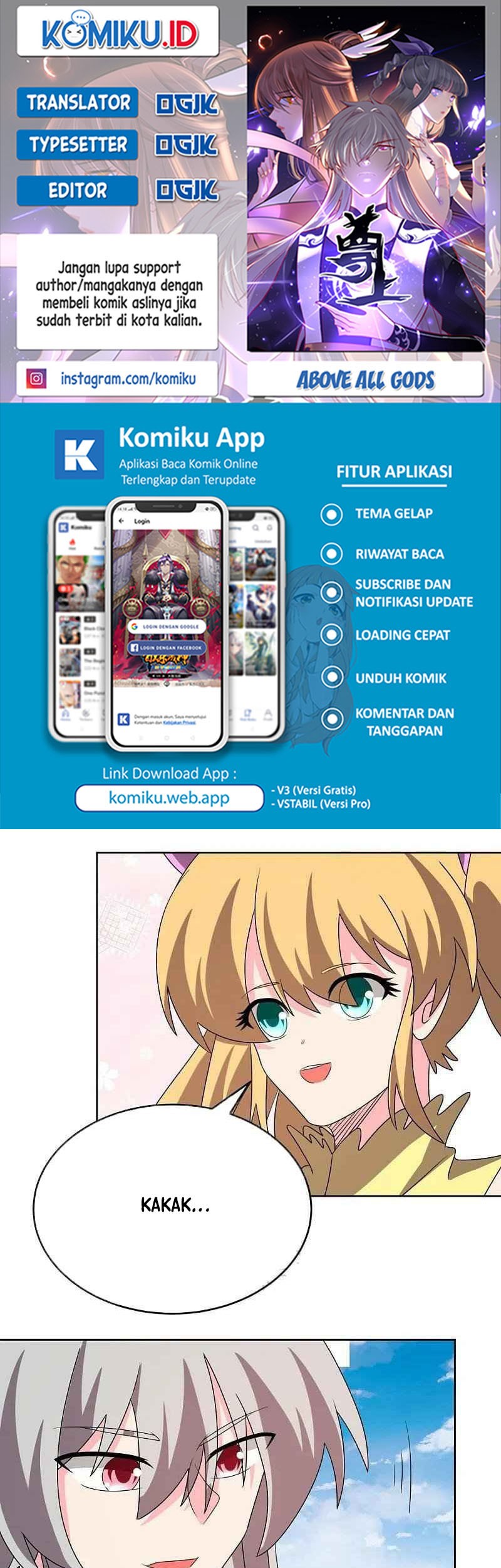 Komik Above All Gods Chapter 452 gambar nomor 1