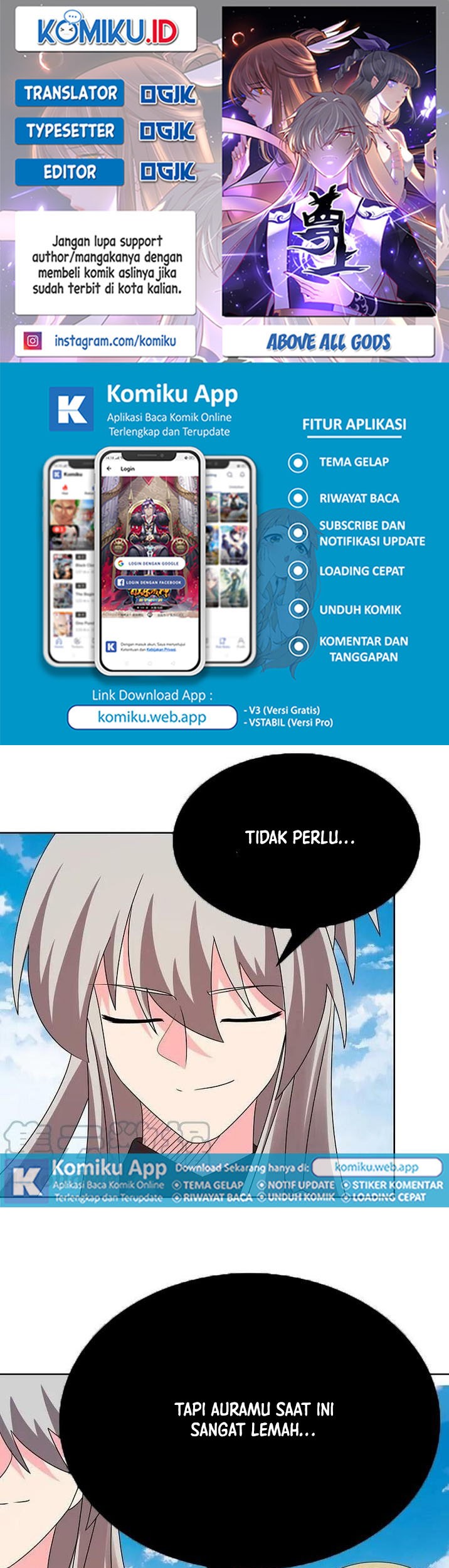 Baca Komik Above All Gods Chapter 452.5 Gambar 1
