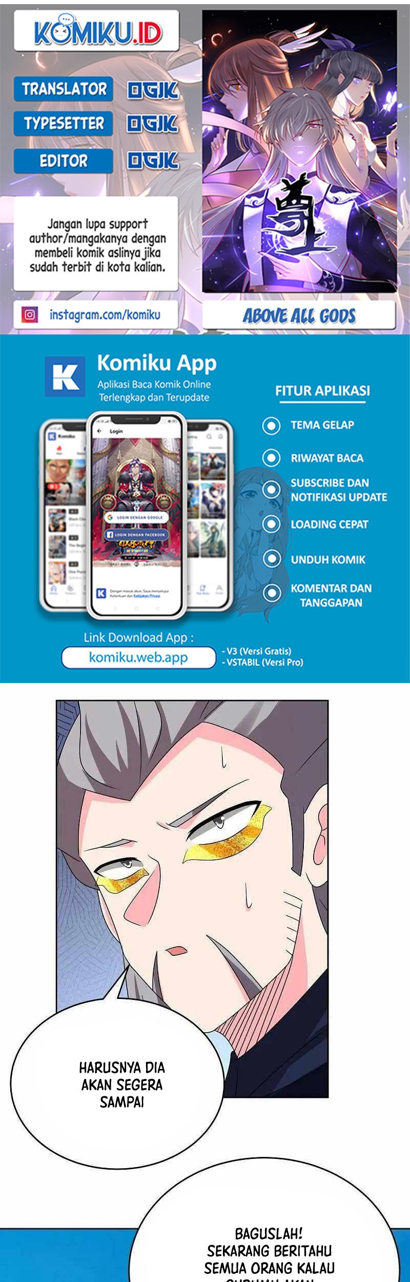 Baca Komik Above All Gods Chapter 454.5 Gambar 1