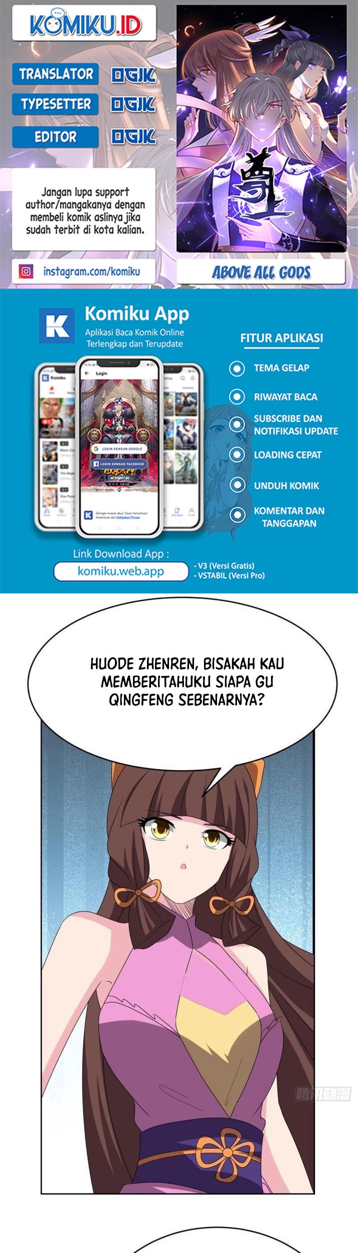 Baca Komik Above All Gods Chapter 458.5 Gambar 1