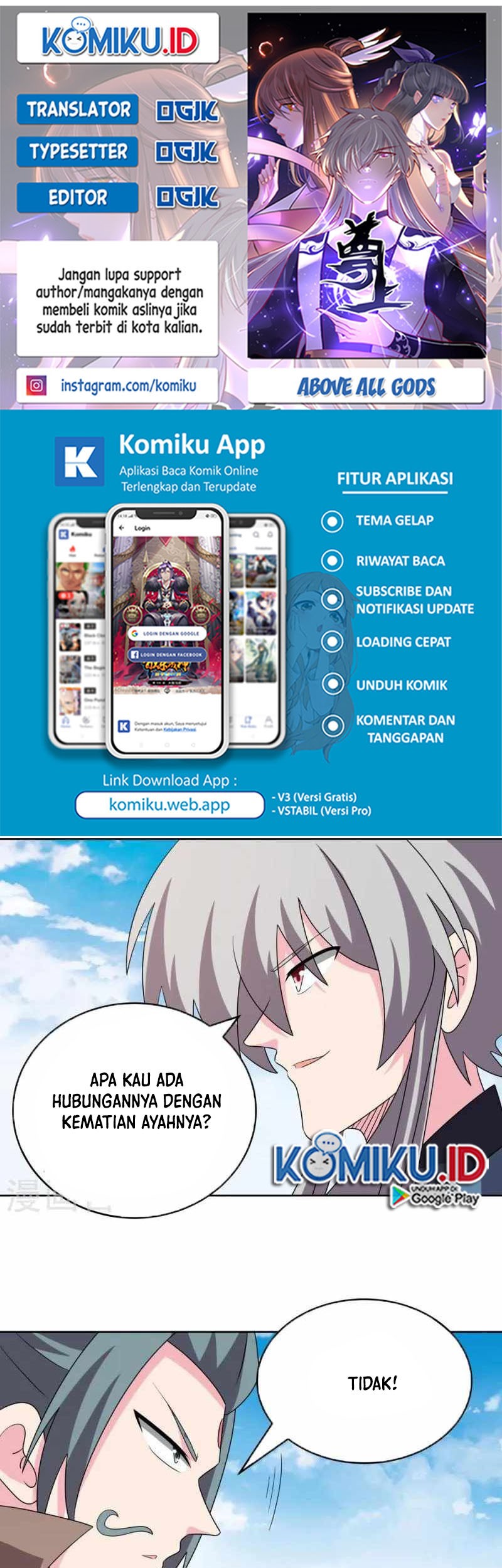 Baca Komik Above All Gods Chapter 459 Gambar 1