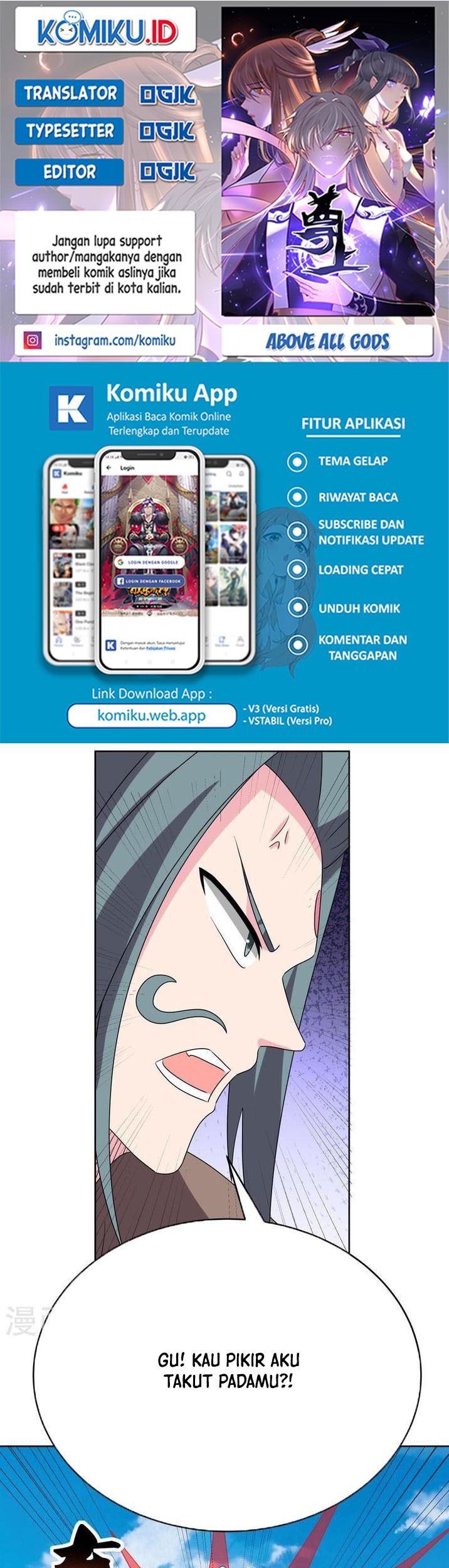 Baca Komik Above All Gods Chapter 459.5 Gambar 1