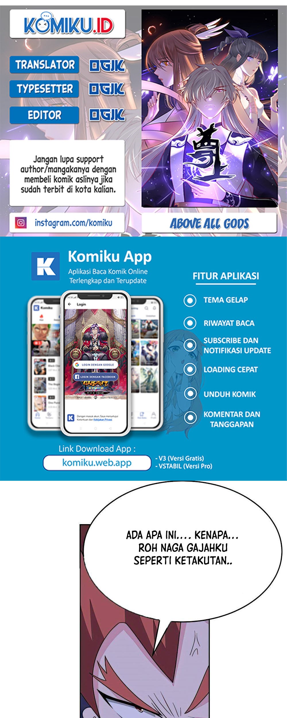 Baca Komik Above All Gods Chapter 460.5 Gambar 1