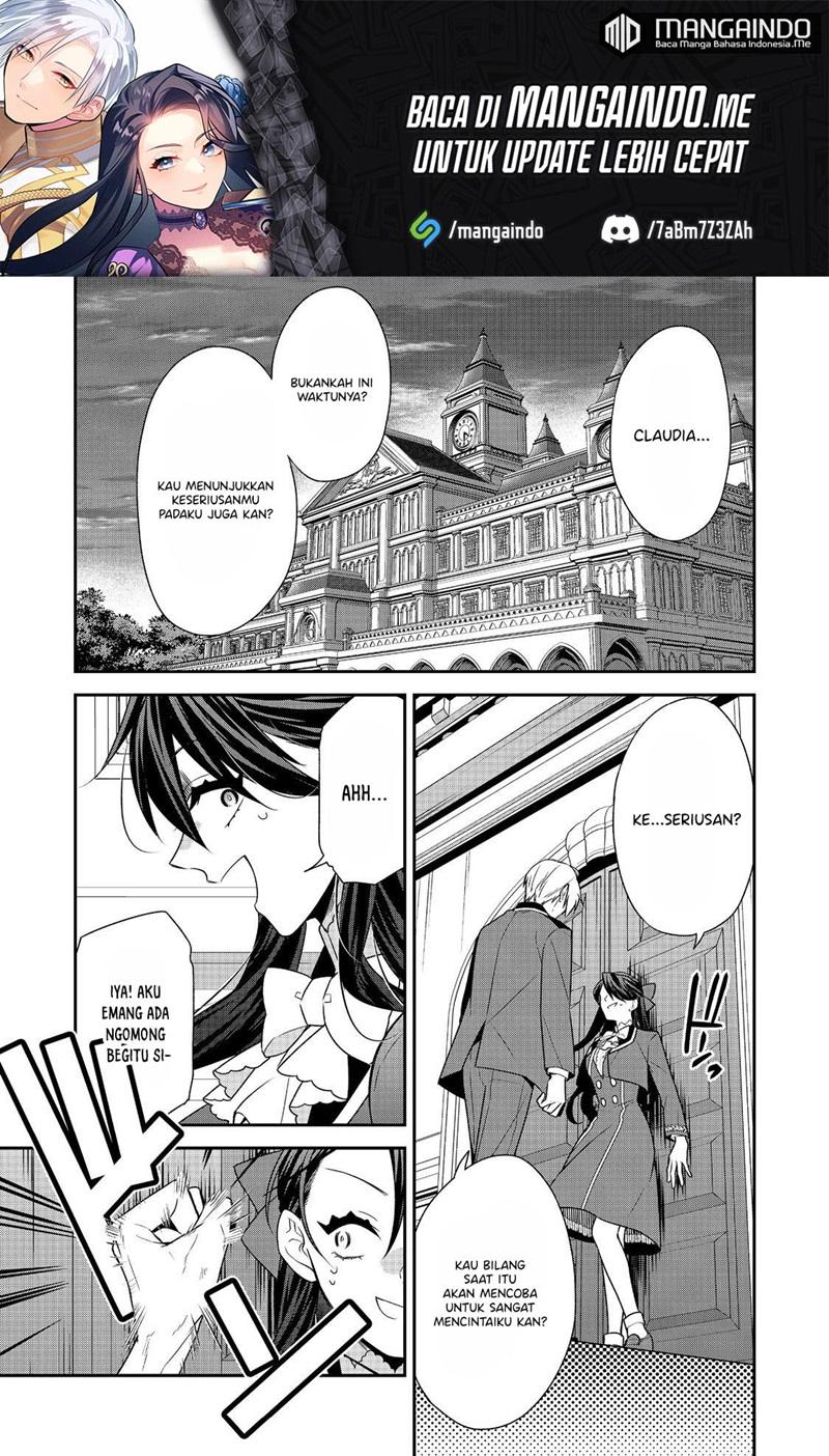 Baca Manga Danzaisareta Akuyaku Reijou wa, Gyakkou shite Kanpeki na Akujo wo Mezasu Chapter 09 Gambar 2