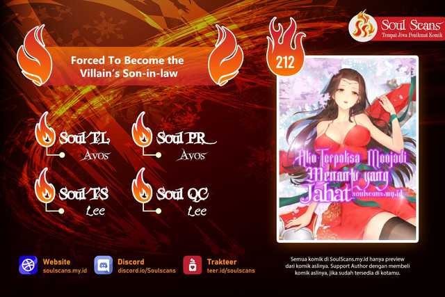 Komik Forced To Become the Villain’s Son-in-law Chapter 212 gambar nomor 1