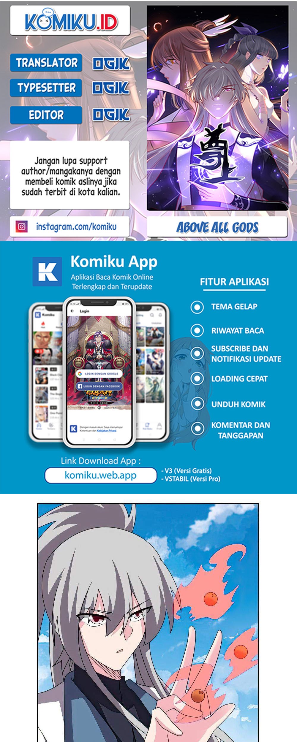 Baca Komik Above All Gods Chapter 461 Gambar 1