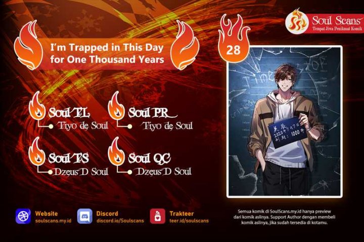 Baca Komik I’m Trapped in This Day for One Thousand Years Chapter 28 Gambar 1