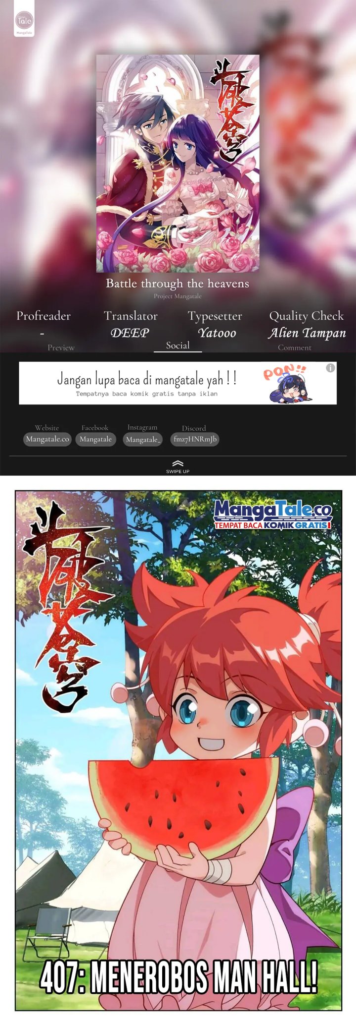 Komik Battle Through the Heavens Chapter 407 gambar nomor 1