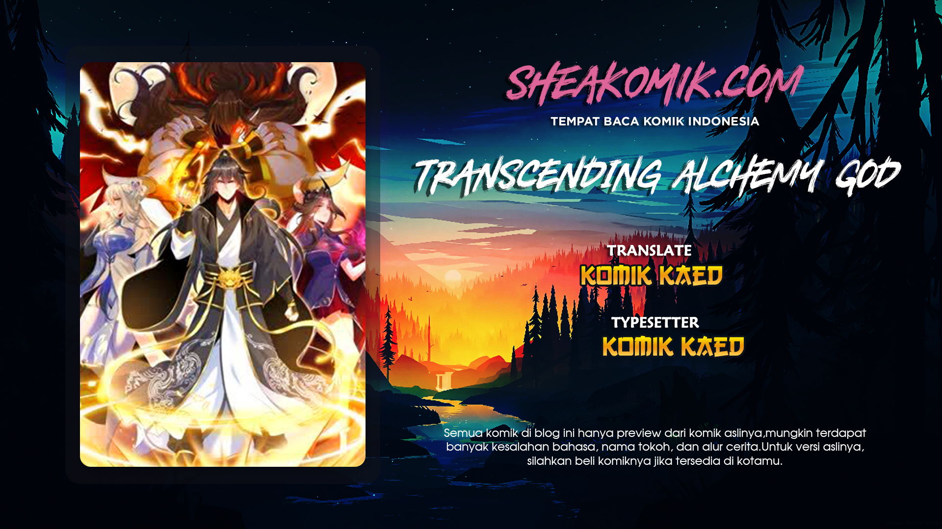 Baca Komik Transcending Alchemy God Chapter 01 Gambar 1