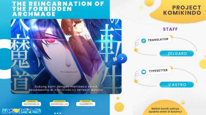 Komik The Reincarnation of the Forbidden Archmage Chapter 40 gambar nomor 1