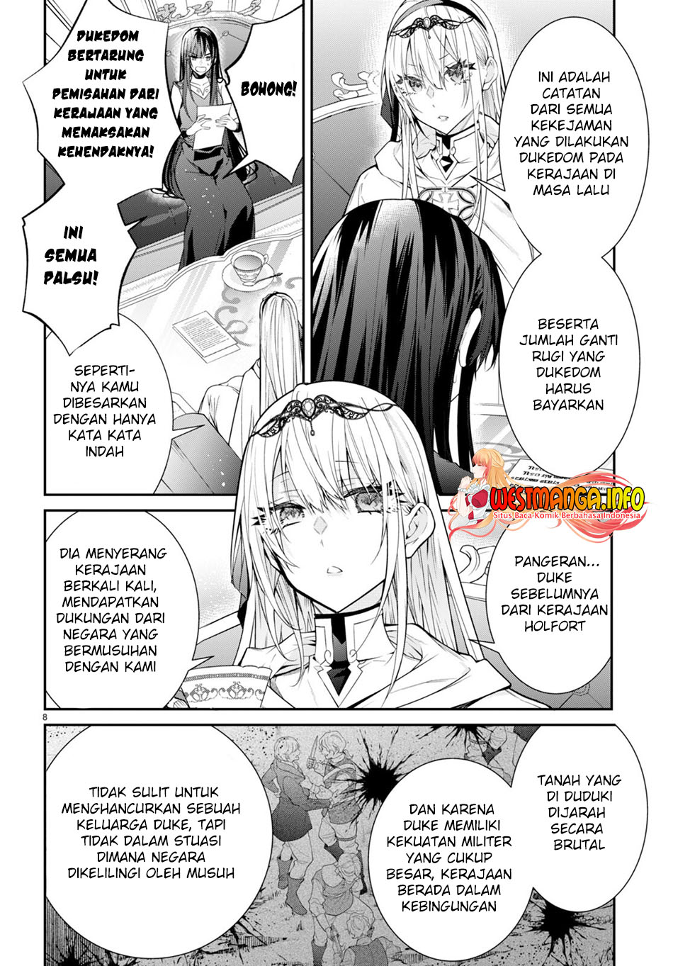 Otome Game Sekai wa Mob ni Kibishii Sekai Desu Chapter 55 Gambar 10
