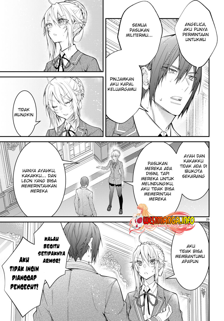 Otome Game Sekai wa Mob ni Kibishii Sekai Desu Chapter 55 Gambar 32