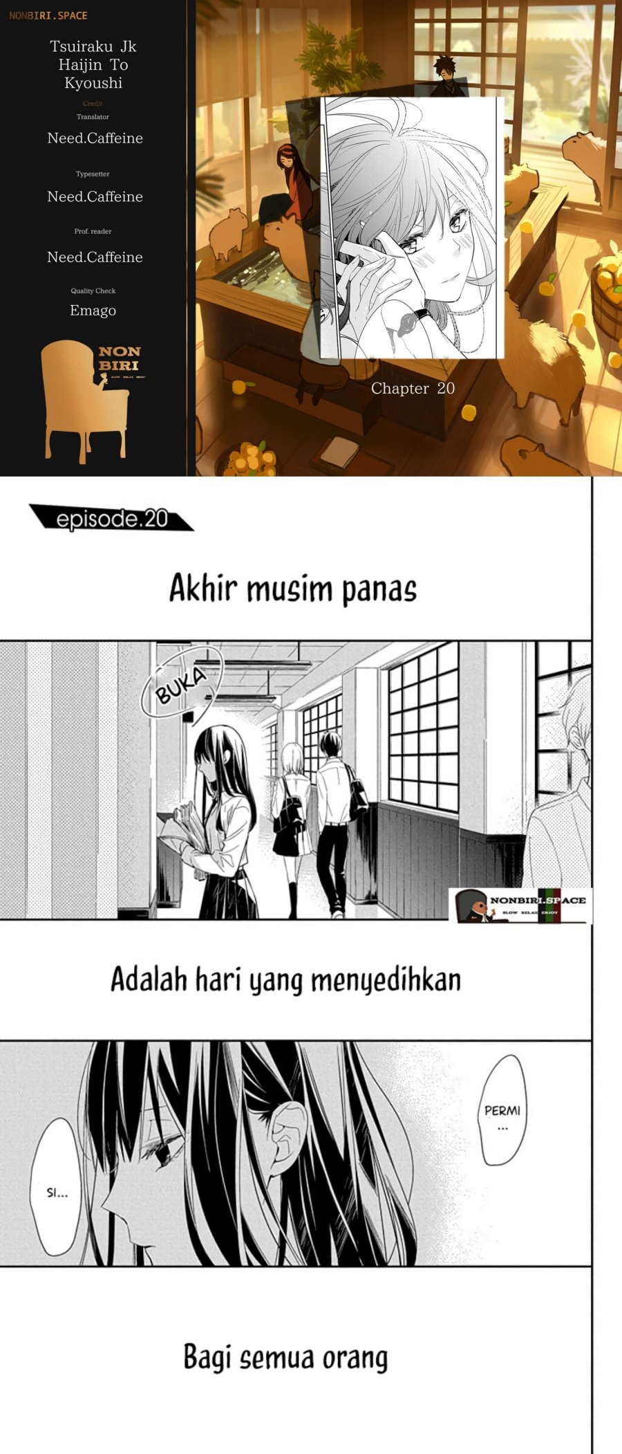 Baca Komik Tsuiraku JK to Haijin Kyoushi Chapter 20 Gambar 1