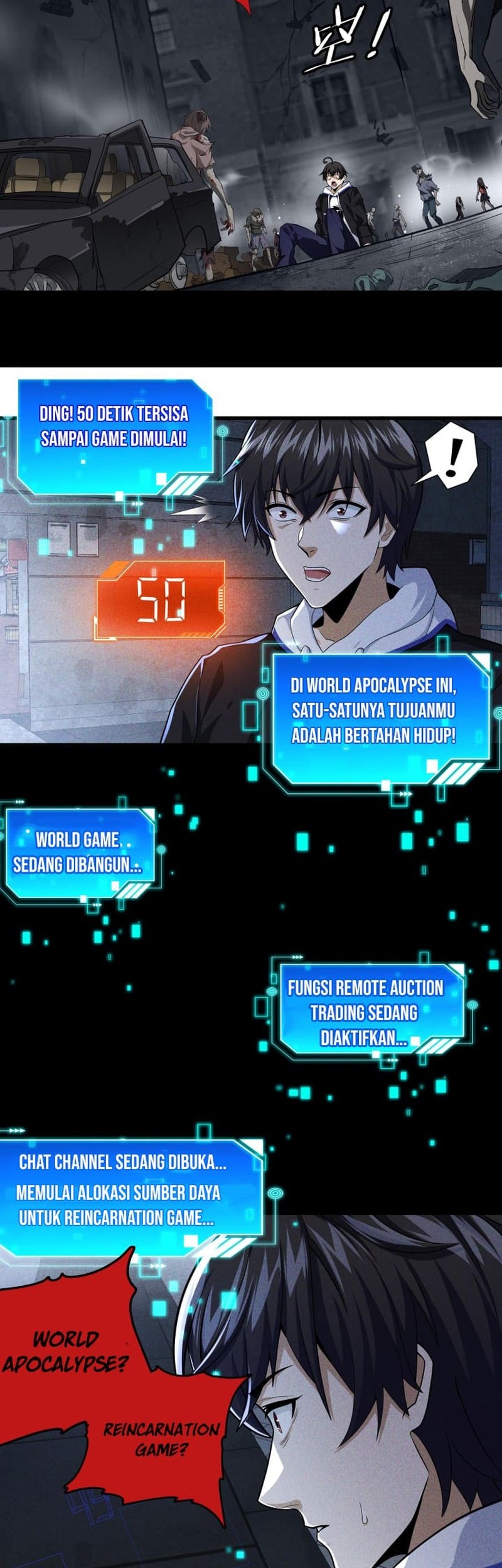Surviving in the Apocalypse: I Can See Hidden Clues Chapter 01 Gambar 6