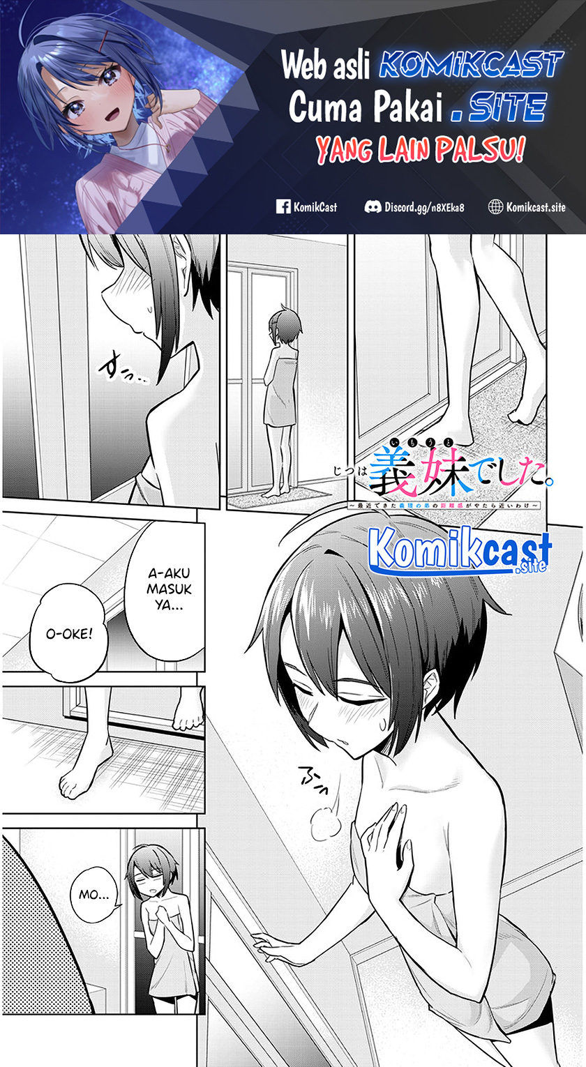 Baca Manga Jitsu wa Gimai (Imouto) deshita. ~Saikin de Kitagiri no Otouto no Kyorikan ga Yatara Chikaiwake~ Chapter 05 Gambar 2