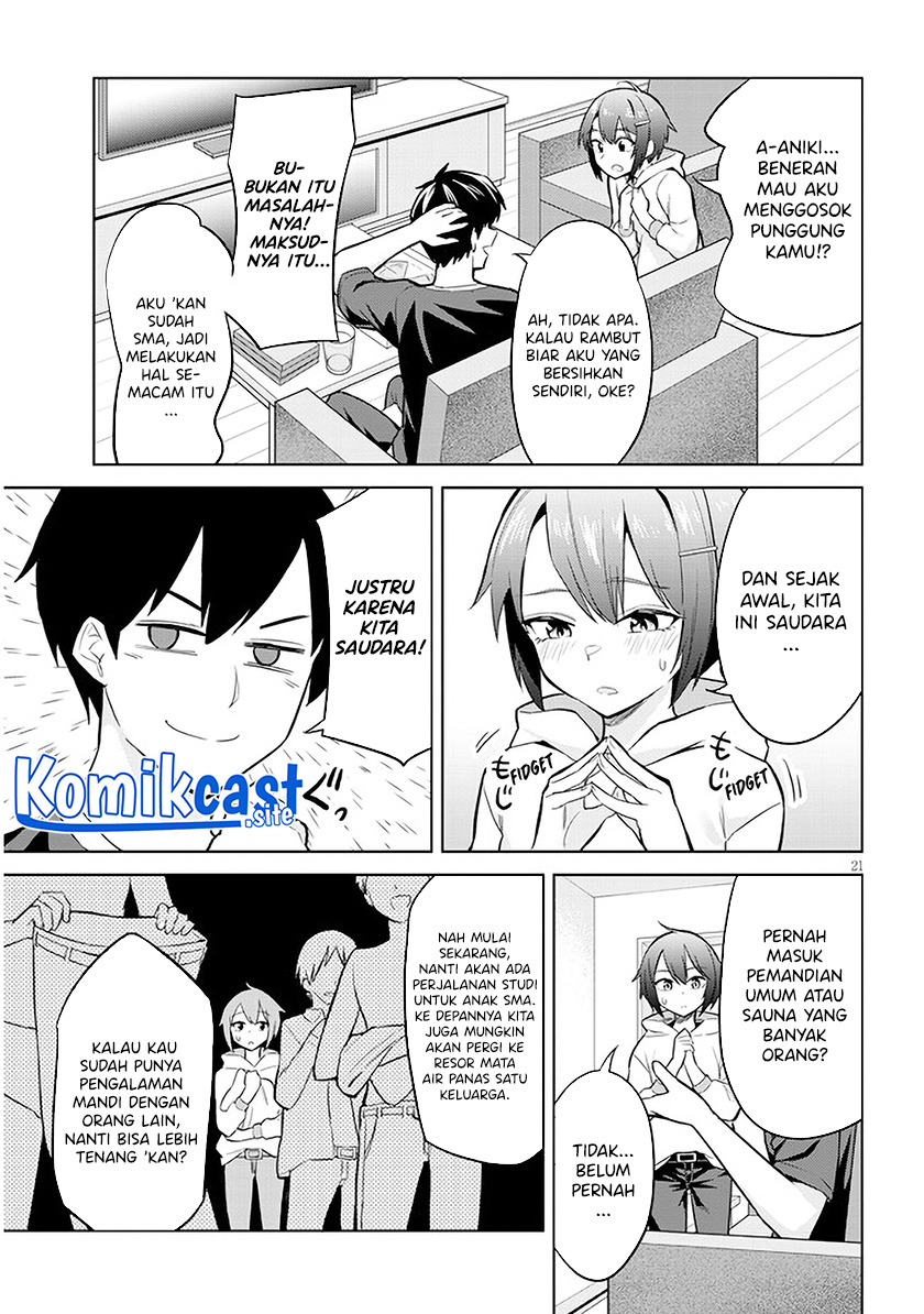 Jitsu wa Gimai (Imouto) deshita. ~Saikin de Kitagiri no Otouto no Kyorikan ga Yatara Chikaiwake~ Chapter 04 Gambar 22
