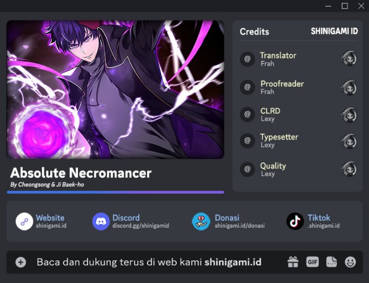 Baca Komik Absolute Necromancer Chapter 06 Gambar 1