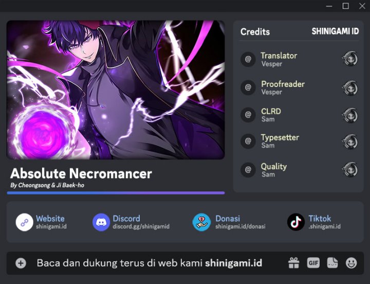 Baca Komik Absolute Necromancer Chapter 05 Gambar 1