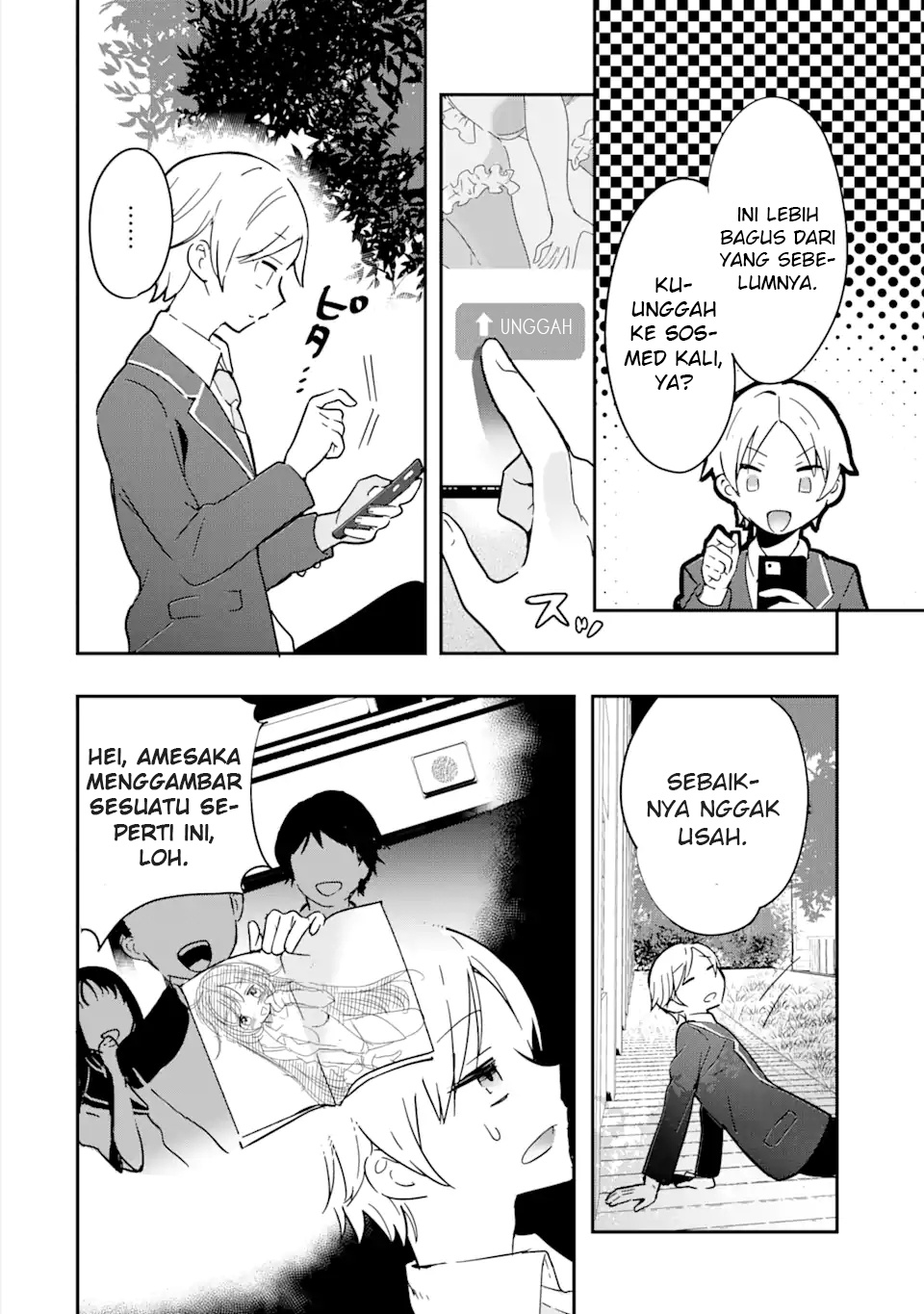 Gakuen 1 no Bishoujo wa x x Eshi no Ore ni Horeteiru!? Chapter 01.1 Gambar 13