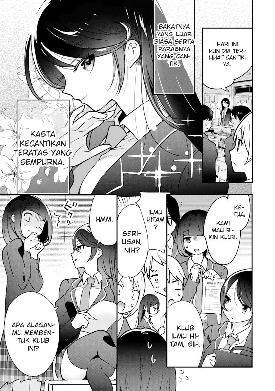 Gakuen 1 no Bishoujo wa x x Eshi no Ore ni Horeteiru!? Chapter 01.1 Gambar 6