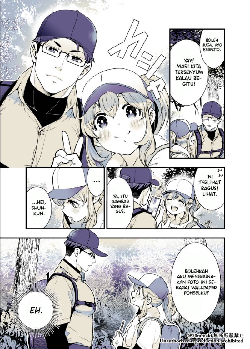 Osananajimi ga Hisabisa ni Saikai Shitara Otagai Kyonyuu ni Natteta Chapter 41 Gambar 4