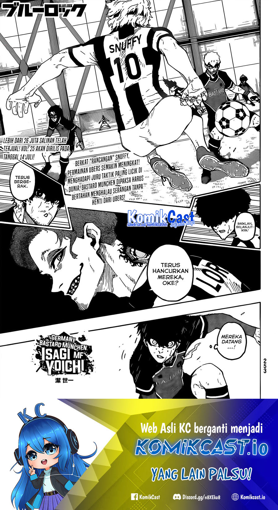 Manga Blue Lock Chapter 223 gambar nomor 2