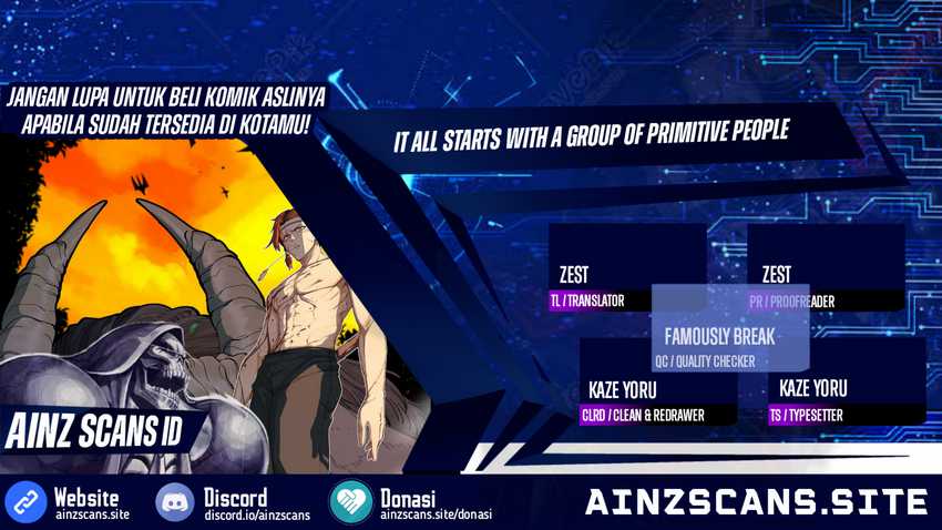 Baca Komik It All Starts With A Group Of Primitive People Chapter 03 Gambar 1
