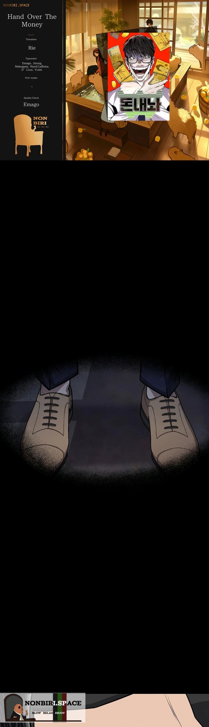 Baca Komik Hand over the Money! Chapter 05 Gambar 1