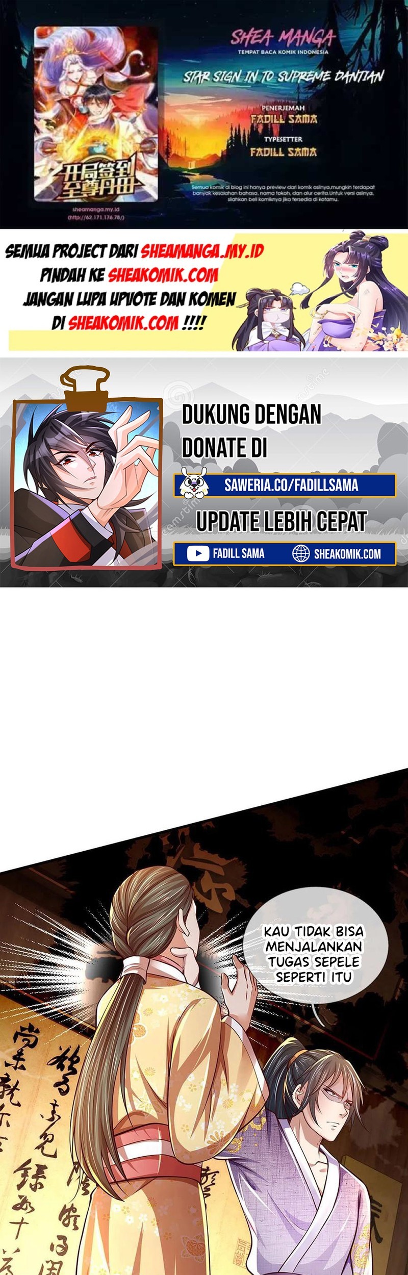 Baca Komik Star Sign In To Supreme Dantian Chapter 213 Gambar 1