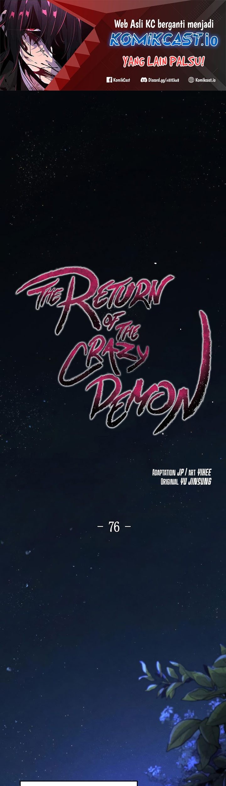 Baca Manhwa Return of the Mad Demon Chapter 76 Gambar 2