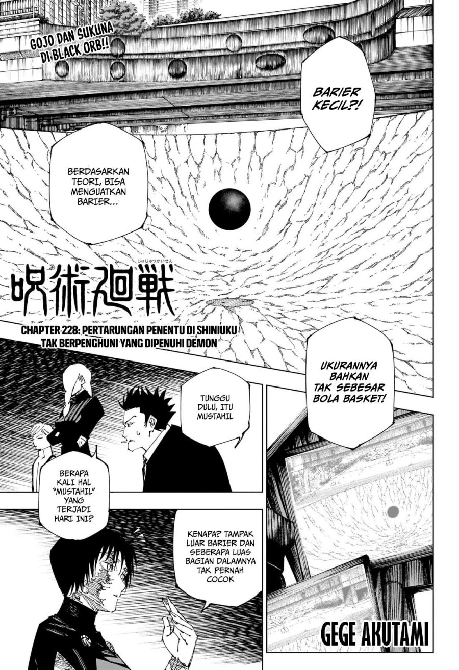 Baca Manga Jujutsu Kaisen Chapter 228 Gambar 2