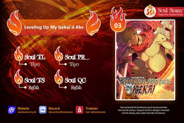Baca Komik Leveling Up My Isekai’d Abs  Chapter 03 Gambar 1
