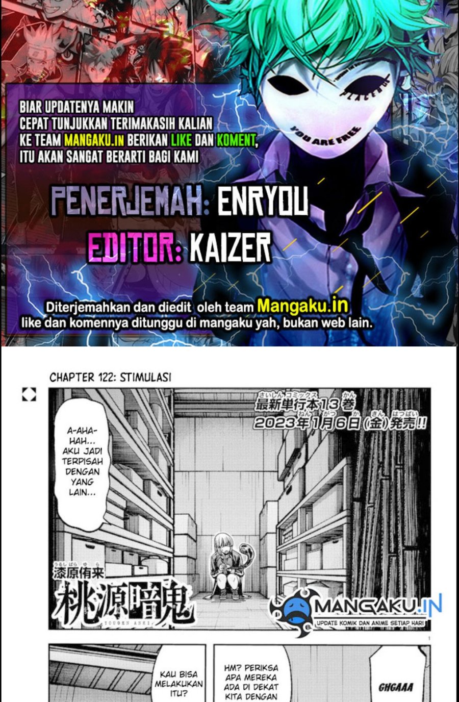 Baca Komik Tougen Anki Chapter 122 Gambar 1