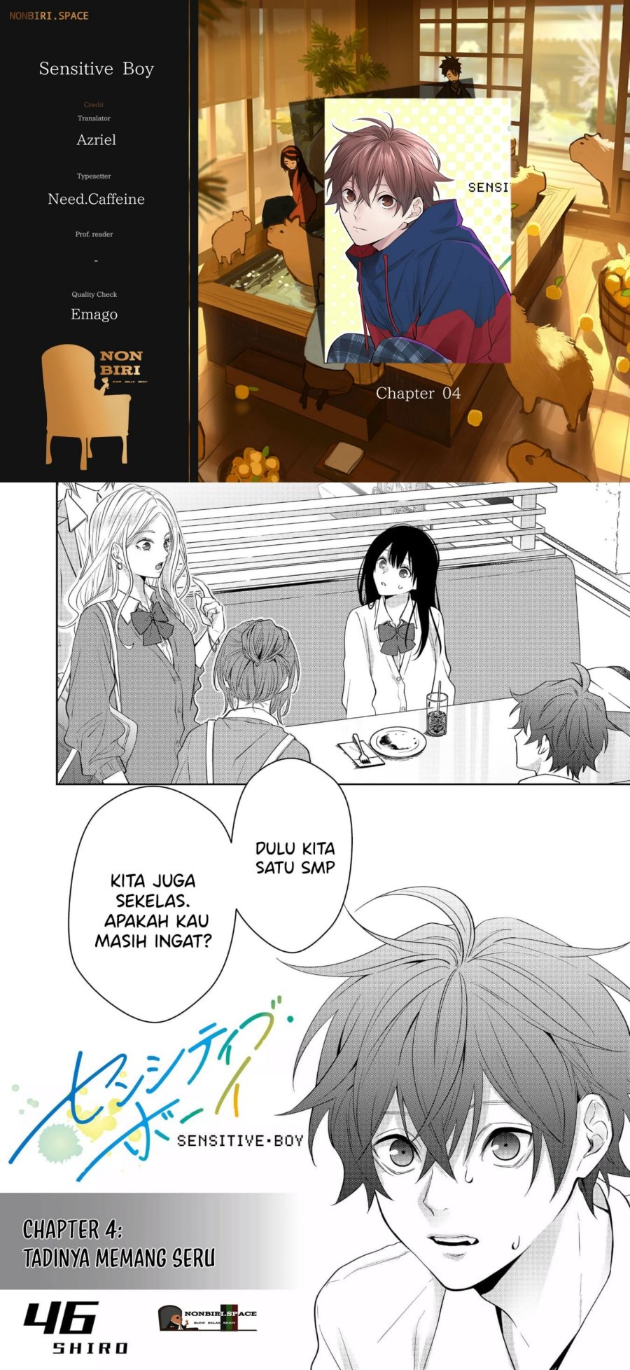 Baca Komik Sensitive Boy Chapter 04 Gambar 1