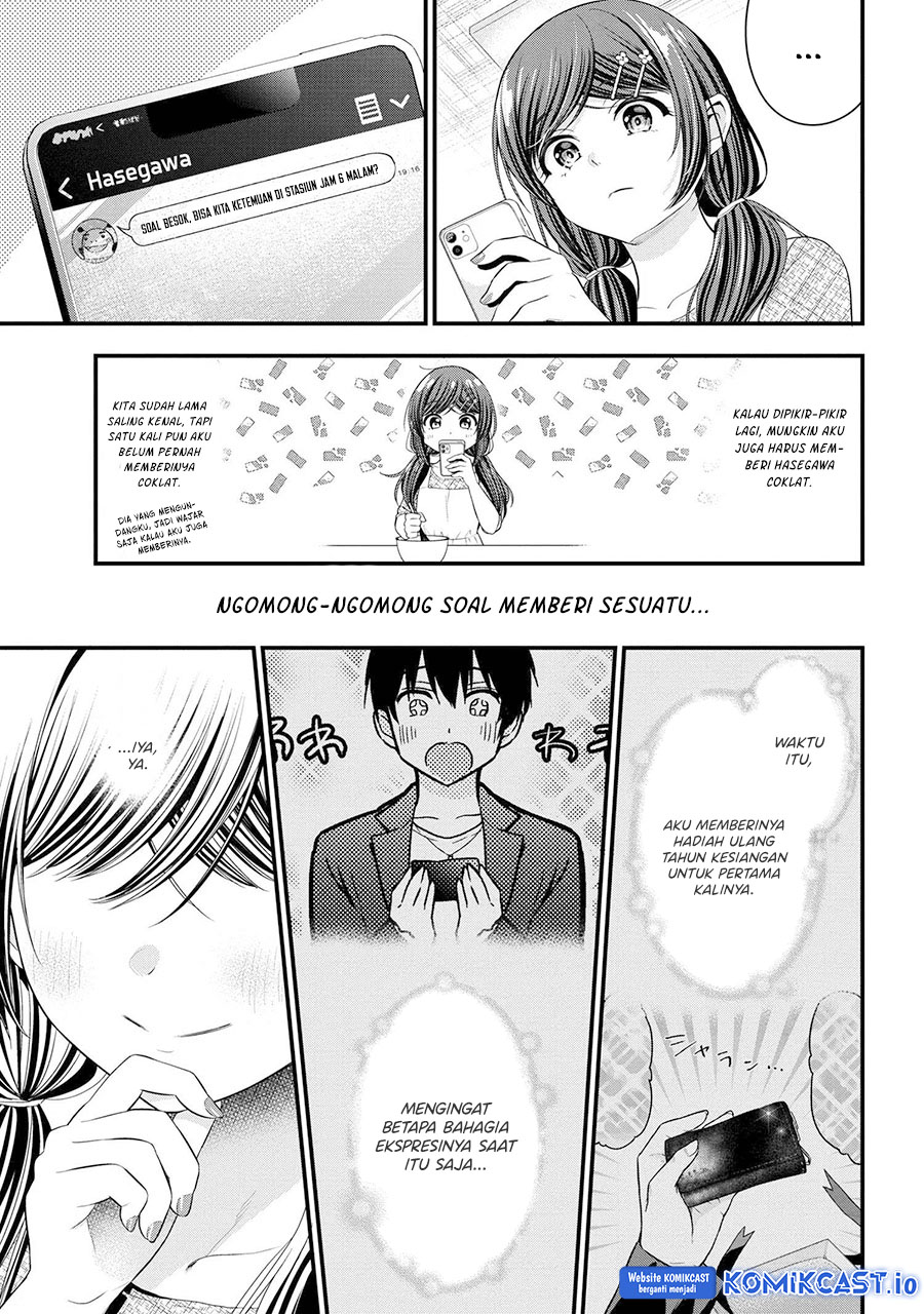Kanojo ni Uwaki Sareteita Ore ga Koakuma na Kouhai ni Natsukarete Imasu Chapter 15.5 Gambar 4