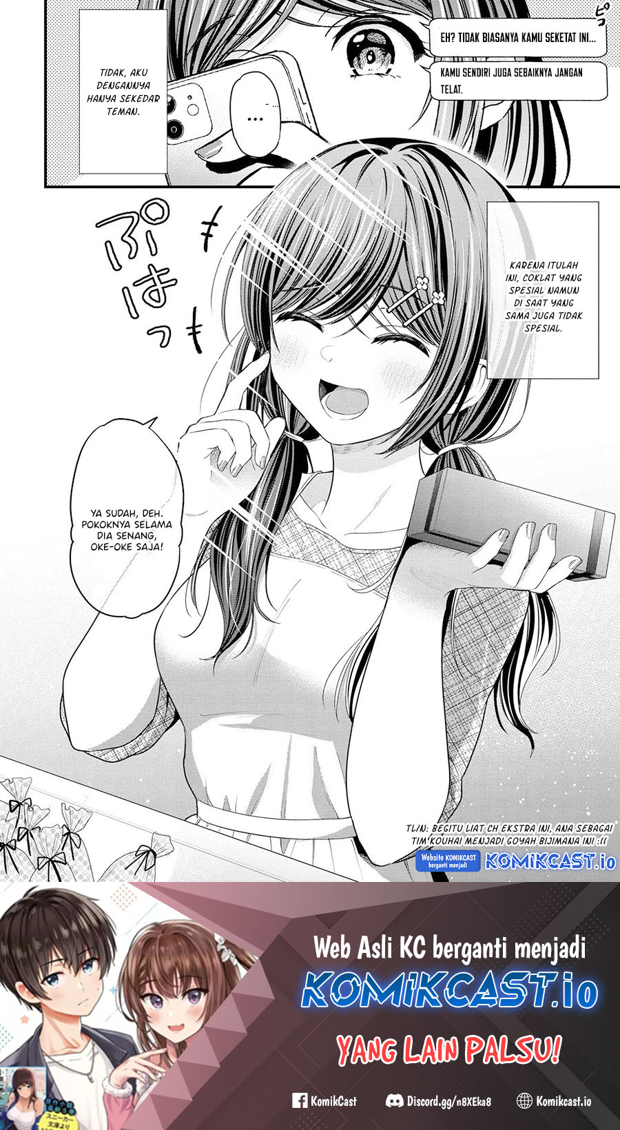 Kanojo ni Uwaki Sareteita Ore ga Koakuma na Kouhai ni Natsukarete Imasu Chapter 15.5 Gambar 7