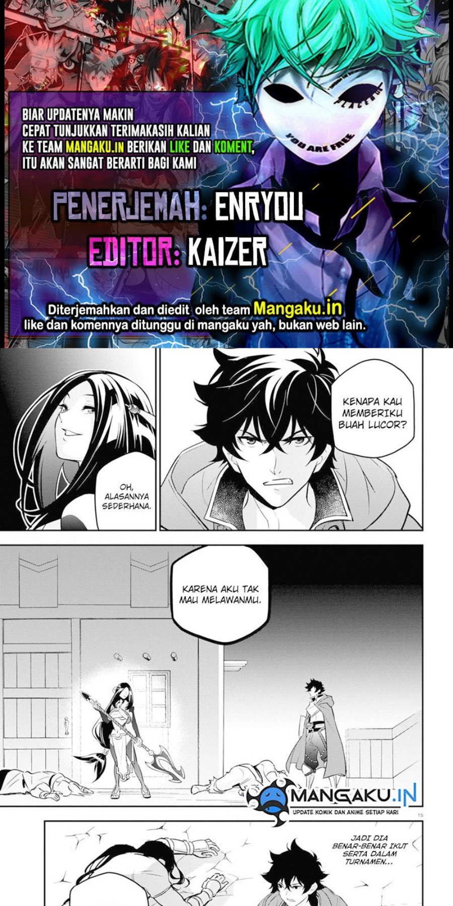 Baca Komik Tate no Yuusha no Nariagari Chapter 97.2 Gambar 1