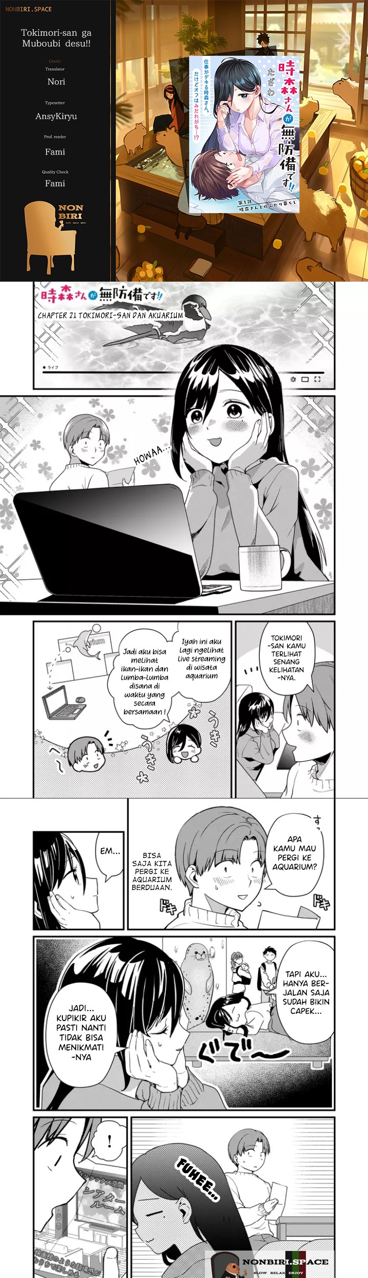 Baca Komik Tokimori-san ga Muboubi desu!! Chapter 21 Gambar 1
