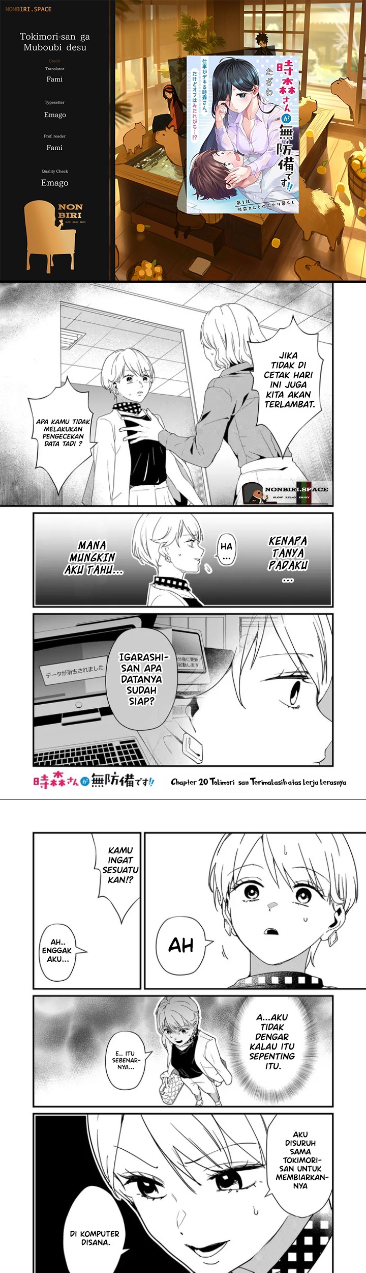 Baca Manga Tokimori-san ga Muboubi desu!! Chapter 20 Gambar 2