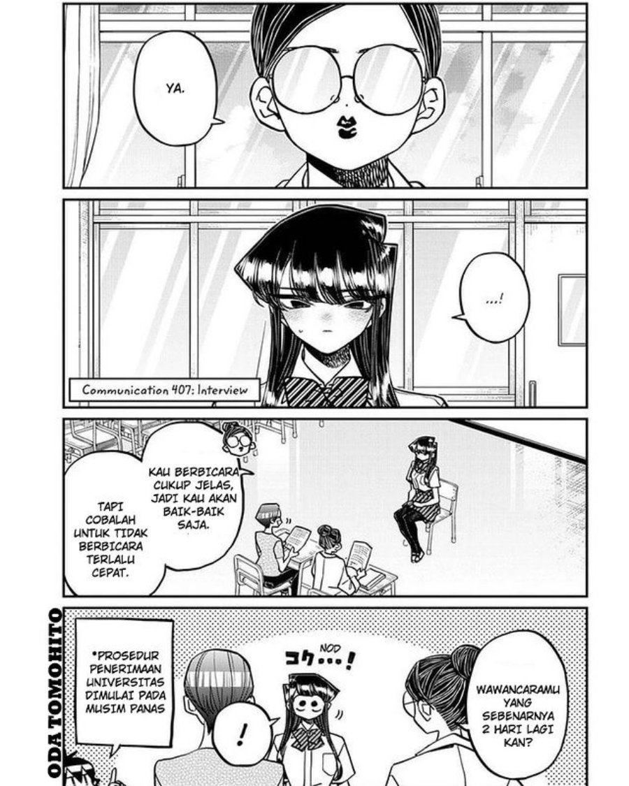 Baca Komik Komi-san wa Komyushou Desu Chapter 407 Gambar 1