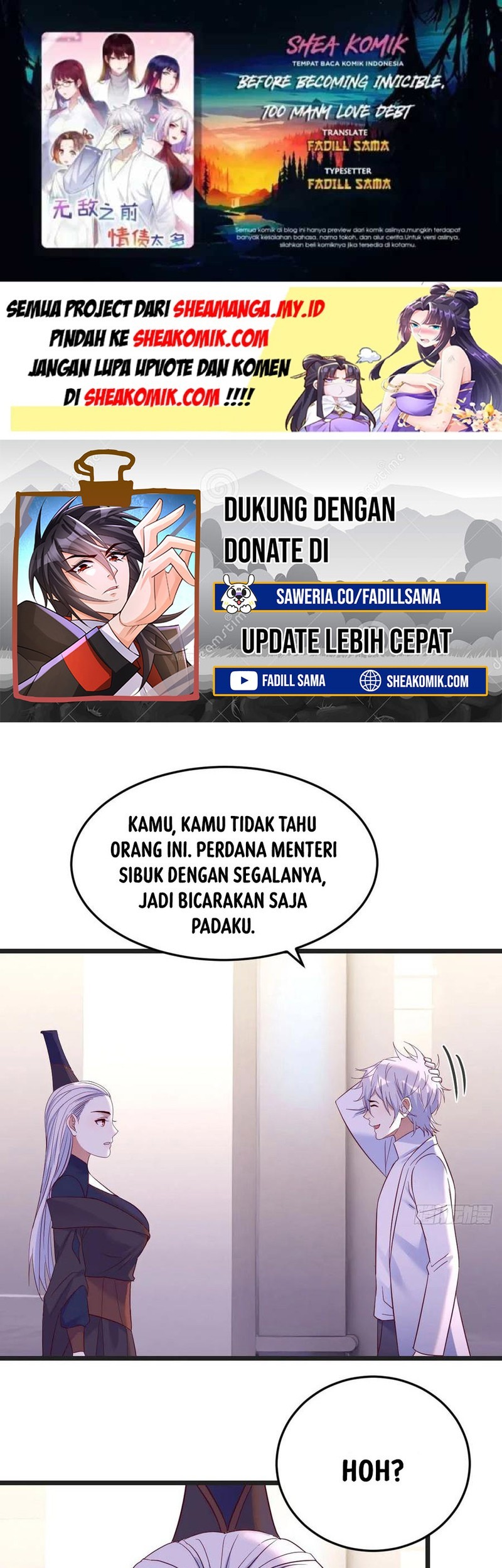 Baca Komik Before Becoming Invincible, Too Many Love Chapter 70 Gambar 1
