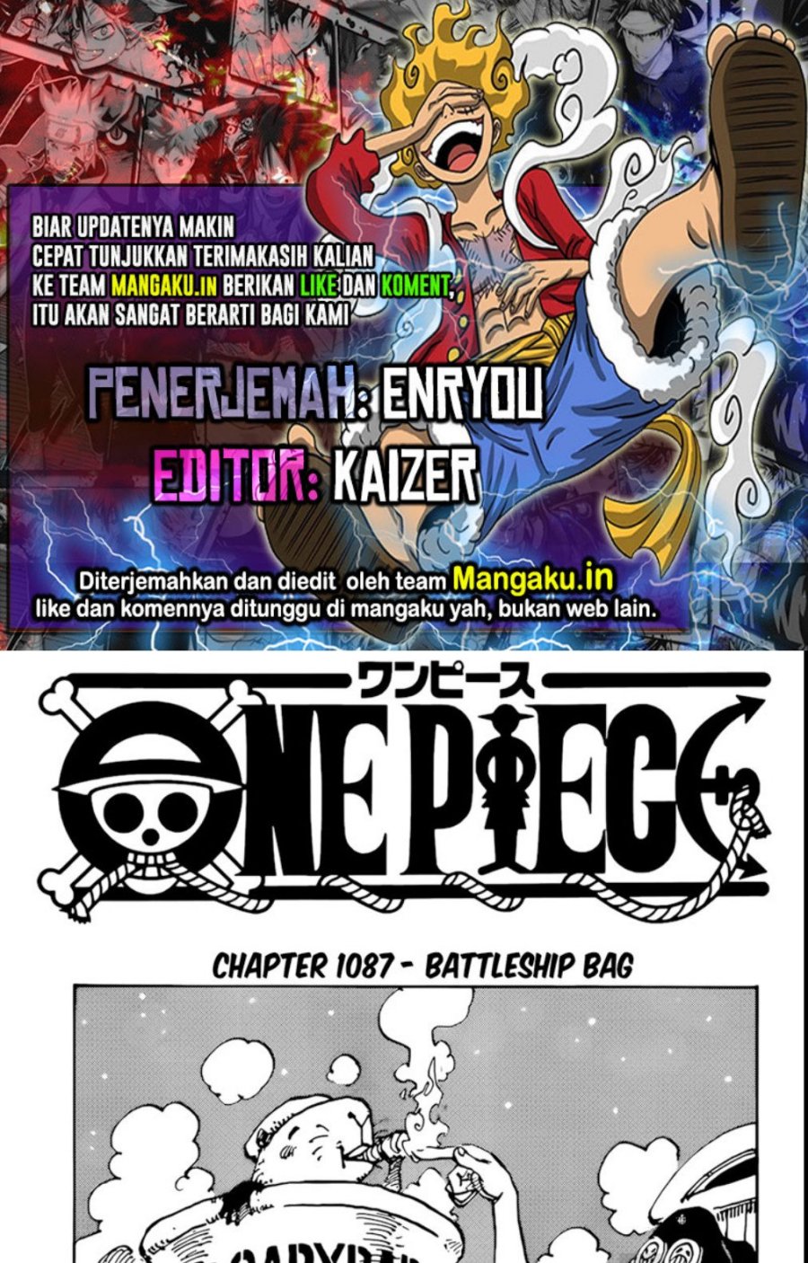 Baca Komik One Piece Chapter 1087 Gambar 1