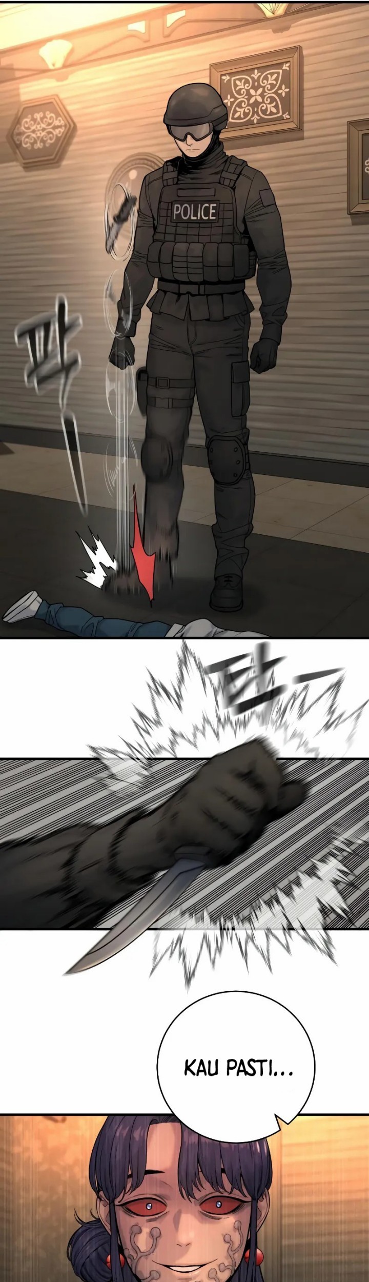 Return of the Bloodthirsty Police Chapter 19 Gambar 54