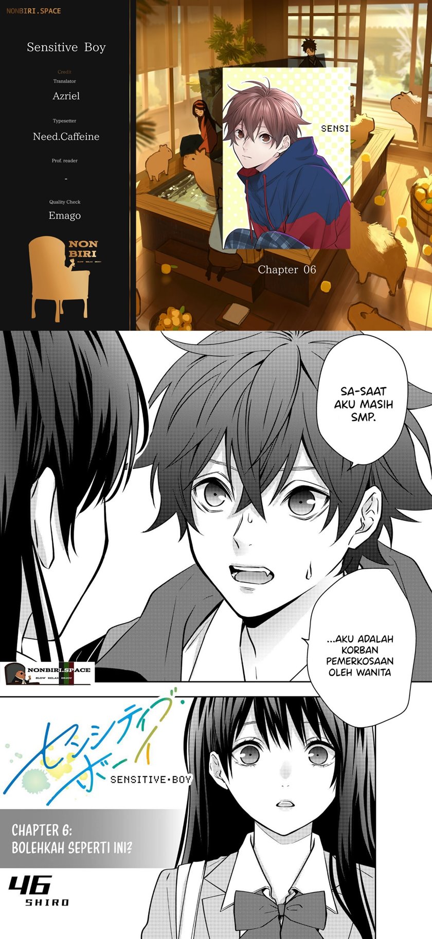 Baca Komik Sensitive Boy Chapter 06 Gambar 1