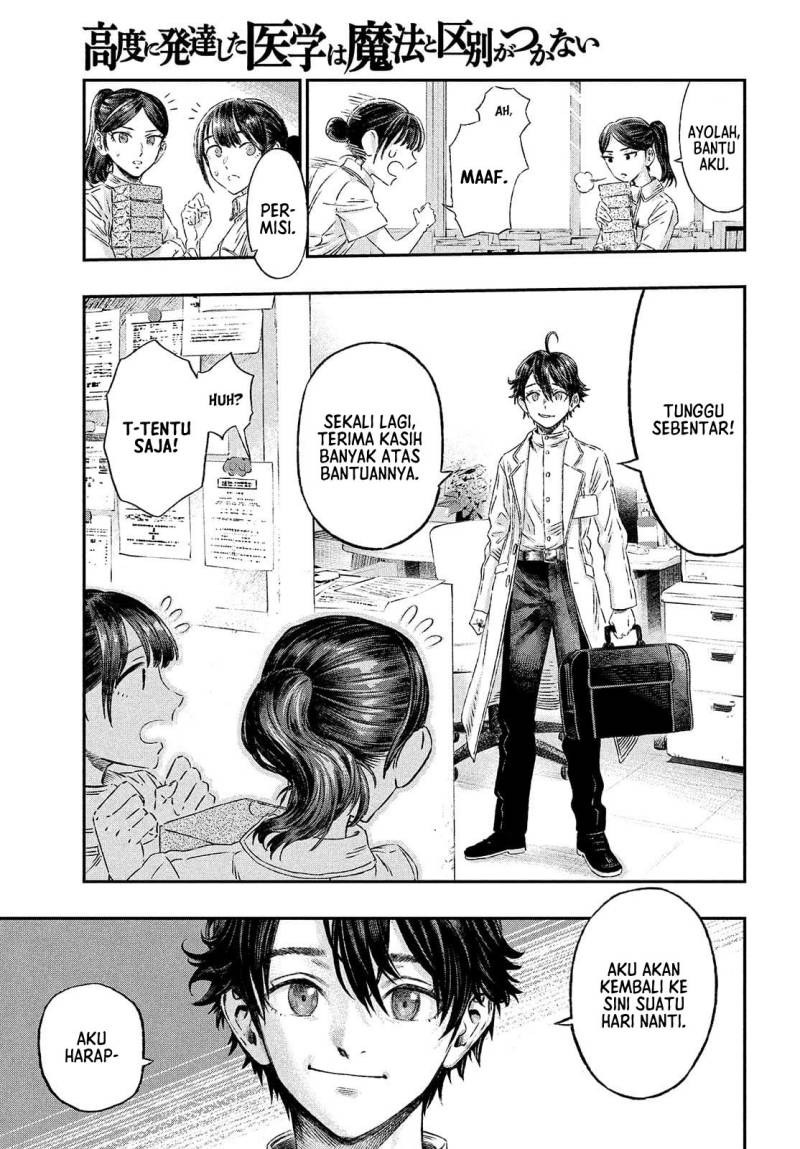 Koudou ni Hattatsu Shita Igaku wa Mahou to Kubetsu ga Tsukanai Chapter 01 Gambar 20