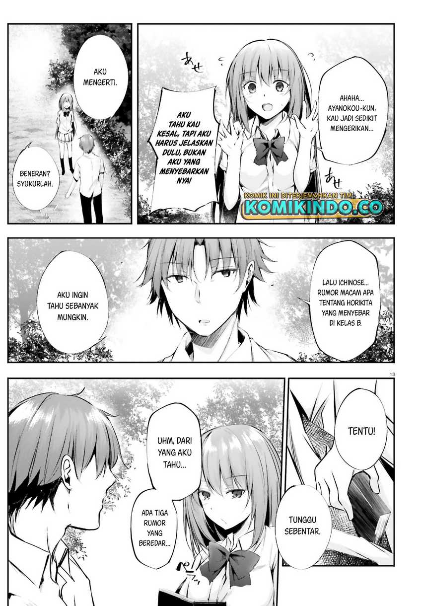 Youkoso Jitsuryoku Shijou Shugi no Kyoushitsu e √Horikita Chapter 07 Gambar 14
