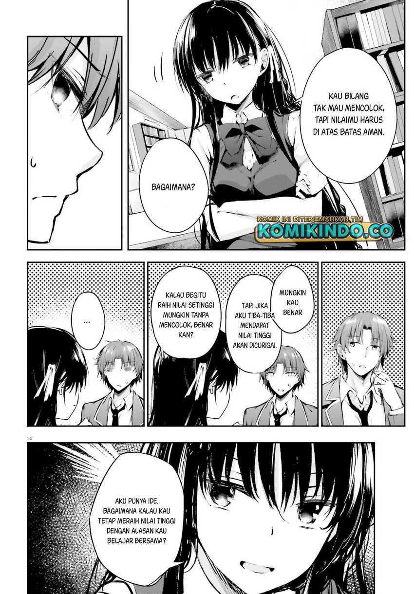 Youkoso Jitsuryoku Shijou Shugi no Kyoushitsu e √Horikita Chapter 06 Gambar 16
