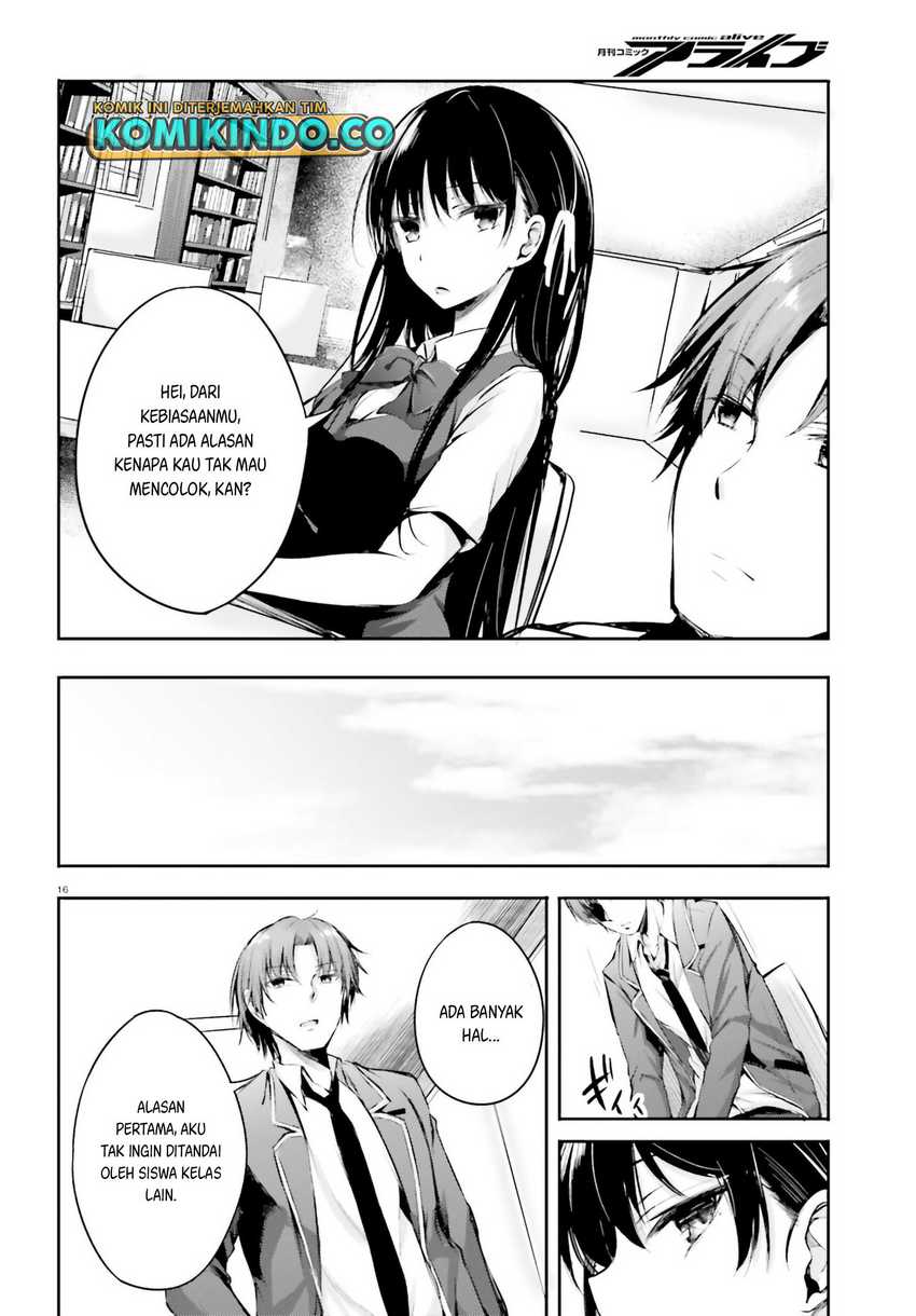 Youkoso Jitsuryoku Shijou Shugi no Kyoushitsu e √Horikita Chapter 06 Gambar 18